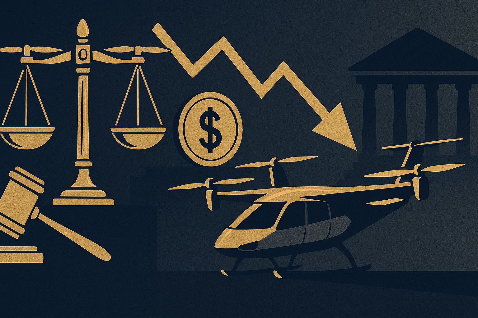 Air Taxi Industry Hits Turbulence Amid Legal Battles and Investor Doubts